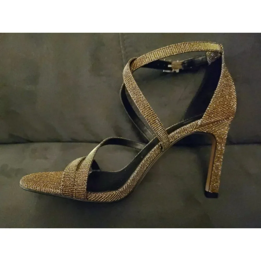 NIB Mix No. 6 Mardelle Topaze Shimmer Sandals 8M